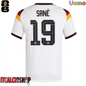 Germania Leroy Sane #19 Prima Maglia Mondiali 2026 Manica Corta